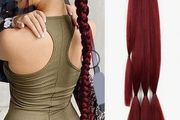 Fabulous Red Hair Extensions 60cm long - easy to style
