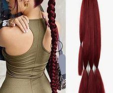 Fabulous Red Hair Extensions 60cm long - easy to style