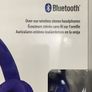 Blue Bluetooth Headphones Head Phones Image 5