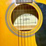 Acoustic Guitar with guitar hard case and guitar stand Image 2