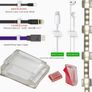 50pcs transparent cable clips for home decoration, car, office Image 8