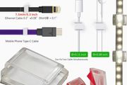 50pcs transparent cable clips for home decoration, car, office