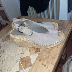 Next Sandals Grey Suede 6