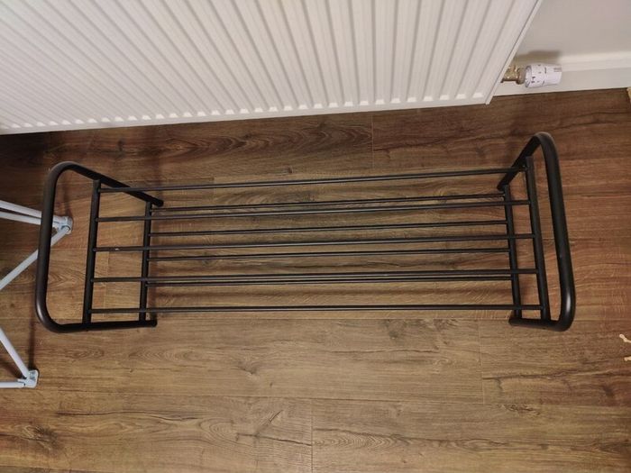 Black Metal Shoe Rack / Organizer