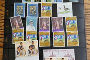 Ireland Page of Mixed Stamps Most Mint Condition few Used See Pictures 2 Sides of Holder