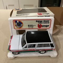 Range Rover Team Castrol 1/24 Burago  Rare