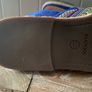 Espadrille sandals Geox blue suede sequin boho style new size 6 Image 3