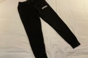 Mens black Hoodrich joggers tracksuit bottoms sweatpants s small