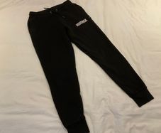 Mens black Hoodrich joggers tracksuit bottoms sweatpants s small