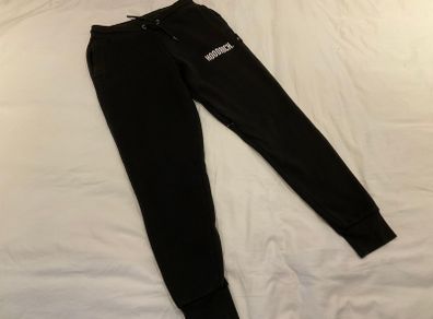 Mens black Hoodrich joggers tracksuit bottoms sweatpants s small