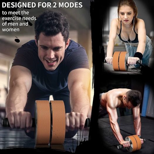 FREE EXPRESS SHIPPING Ab Roller Wheel, Ab Workout Equipment Exercise Wheels Set for Abdominal Core Strength Muscle Training, Muscle Roller Stick Reduce Muscle Soreness Tightness Leg Cramps