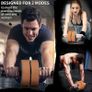 FREE EXPRESS SHIPPING Ab Roller Wheel, Ab Workout Equipment Exercise Wheels Set for Abdominal Core Strength Muscle Training, Muscle Roller Stick Reduce Muscle Soreness Tightness Leg Cramps Image 3