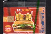 1997 Ireland 10 unit Burger King featuring the slogan "Where the burger is King" (ODS2) Call Card Mint in Packaging. Telecom Eireann card number 1170.