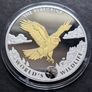 Wildlife 1 oz silver The PEREGRINE FALCON 2024 Congo 20 Fr Gold Gilded coin Image 2