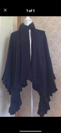 coat navy wrap