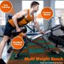 Adjustable Weight Bench Foldable Home Exercise Gym Workout Bench Incline Decline Flat Bench Press for Full Body Workout (FREE POSTAGE) Image 2