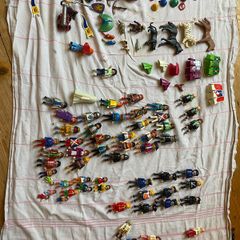 Vintage Playmobil Job Lot Bundle - 50+ Figures, Knights, Police, Animals and Accessories