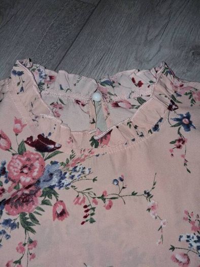 Elegant Dressy Floral Print Puff Sleeve Blouse - Size - 1XL - RRP - 18.92