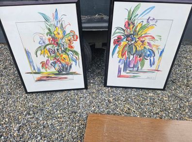 2 floral prints