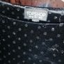 Black velvet mini skater dress Image 3