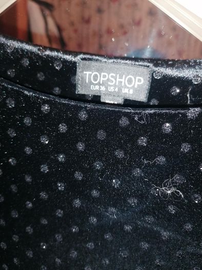 Black velvet mini skater dress