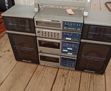 Pioneer CK-J10 Portable boombox (1980s). Working without issue.