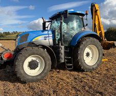 Tractor and headge cutter