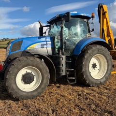 Tractor and headge cutter