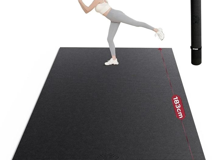 Non-Slip, Ultra Durable, Large Yoga Mat for Home Gym, Fitness, Yoga, Pilates, Stretching, Push ups, Gymnastics