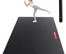 Non-Slip, Ultra Durable, Large Yoga Mat for Home Gym, Fitness, Yoga, Pilates, Stretching, Push ups, Gymnastics