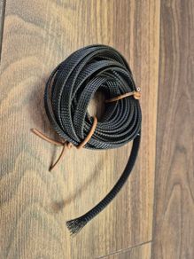 PET Expandable Sleeving Black Braided Cable Tidy Wire Harness Sheathing