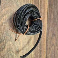 PET Expandable Sleeving Black Braided Cable Tidy Wire Harness Sheathing