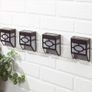 Solar Wall Lights Outdoor 8 Pack - Solar Fence Lights Outdoor Lighting - LED Waterproof Solar Garden Lights for Fence, Deck Patio, Front Door, Stair, Yard & Driveway Path in Warm White Image 3