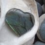Labradorite heart crystal, Gemstones, Crystals, Labradorite Image 2