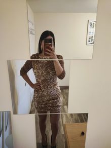 Boohoo mini elegant party dress Size 8UK