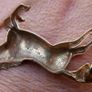 Vintage 375 Gold 9ct Yellow Gold Horse Brooch Image 8