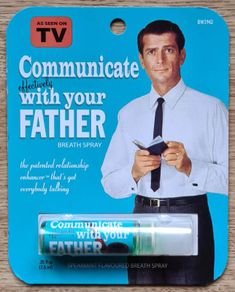 "Communicate With Your Father" Breath Spray