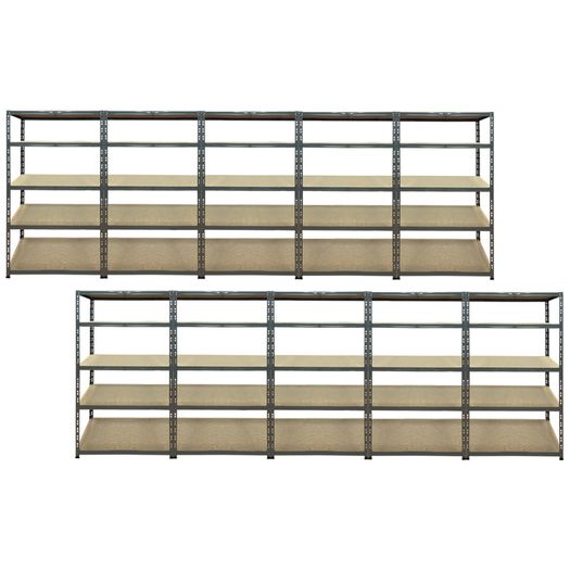 10 Bay Shelving 1780h x 900w x 450d