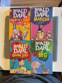 Roald Dahl Paperback Books. 4 in Total.