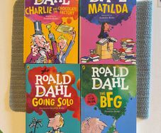 Roald Dahl Paperback Books. 4 in Total.
