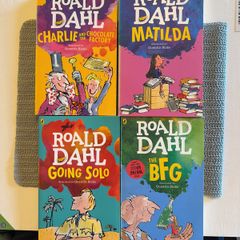 Roald Dahl Paperback Books. 4 in Total.