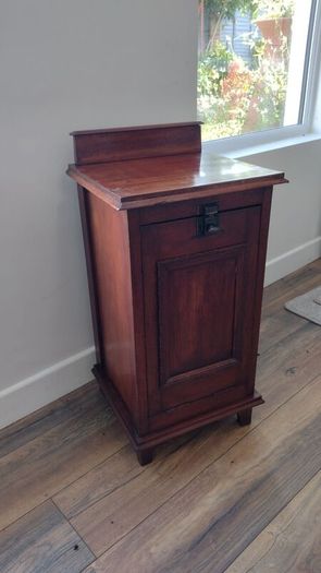 vintage bedside locker