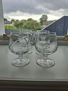 Waterford Crystal Siren Brandy Glasses x 6