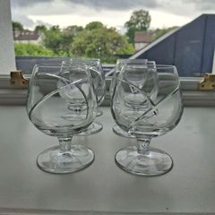 Waterford Crystal Siren Brandy Glasses x 6