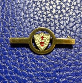 Sterling Silver   Sacred Heart Pin
