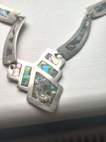 Mexico Alpaca silver necklace