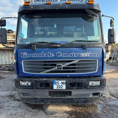 Volvo fl6 tipper truck with demountable hot box