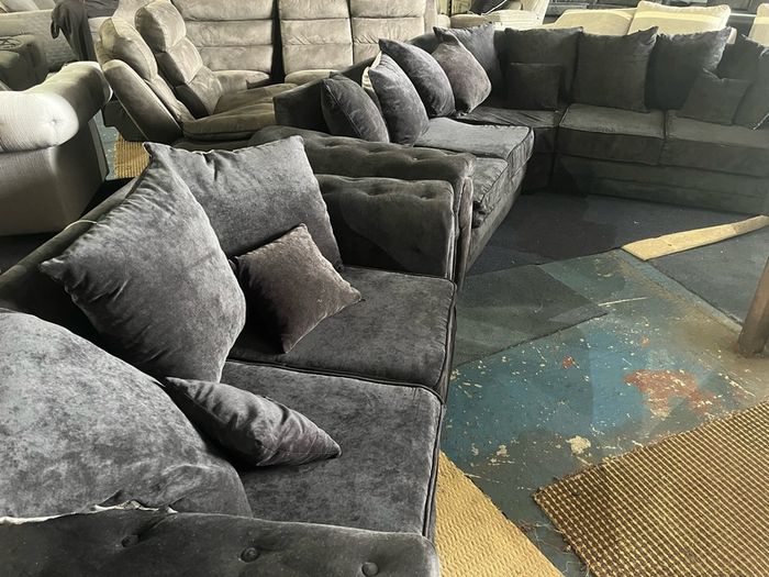 Back corner sofa with matching 2 seater set