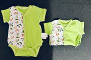 Cotton Baby Vests 0-3 and 2-4 months