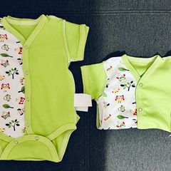 Cotton Baby Vests 0-3 and 2-4 months
